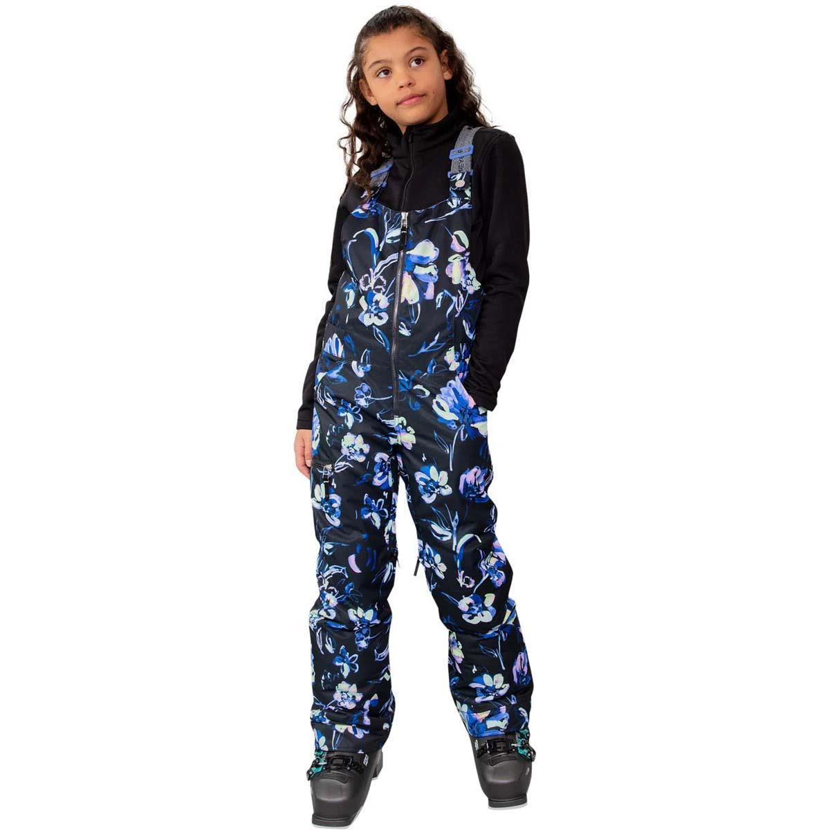 Teen Girls Anya Bib Pant Obermeyer Teen Girls Anya Bib Pant -Winter Kids Clothing Store fw23 obermeyer girlsanyabibpant nightlife 1