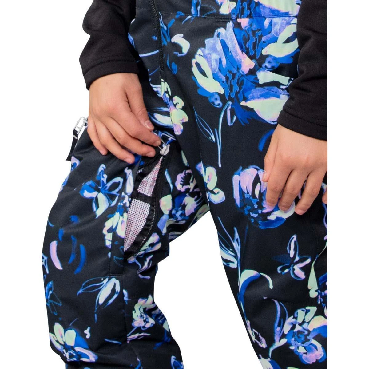 Teen Girls Anya Bib Pant Obermeyer Teen Girls Anya Bib Pant -Winter Kids Clothing Store fw23 obermeyer girlsanyabibpant nightlife 4