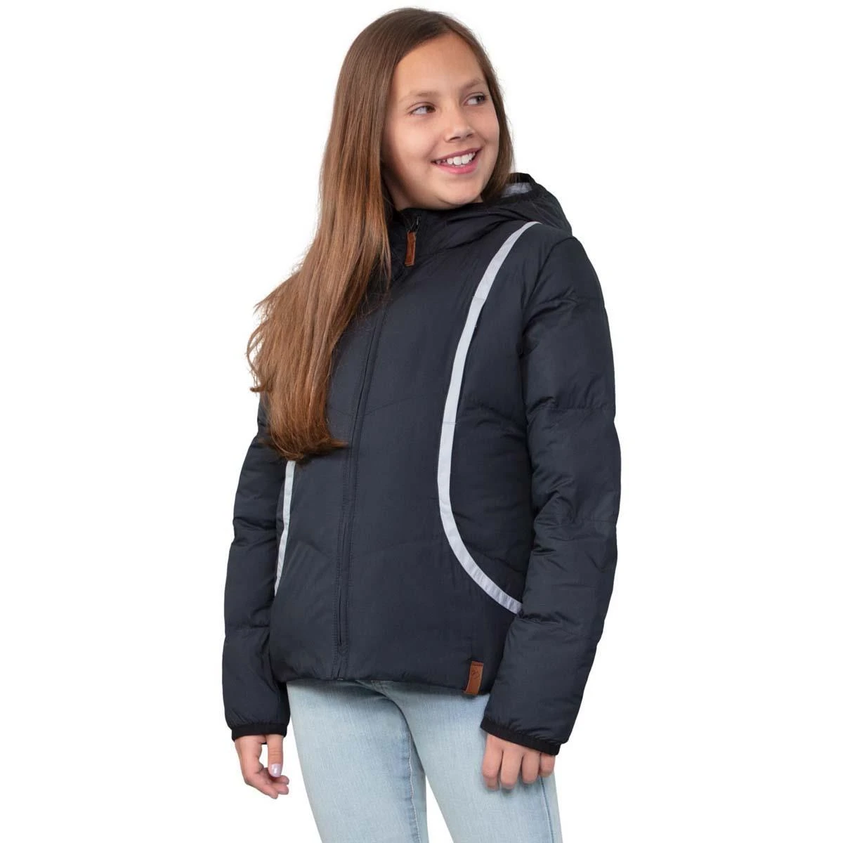 Teen Girls Jackie Puffy Jacket Obermeyer Teen Girls Jackie Puffy Jacket -Winter Kids Clothing Store fw23 obermeyer girlsjackiepuffyjacket black