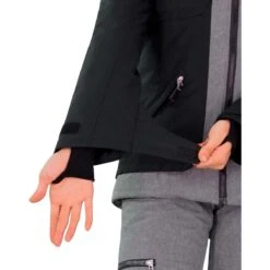 Obermeyer Teen Girls June Jacket -Winter Kids Clothing Store fw23 obermeyer girlsjunejacket black 3