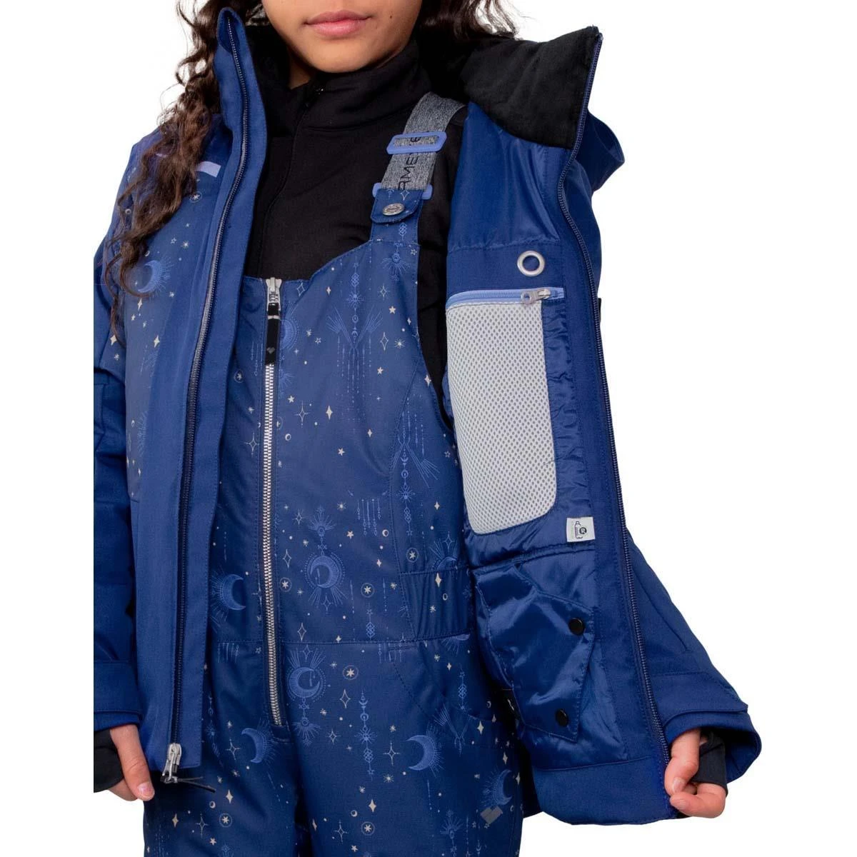 Teen Girls Leia Jacket Obermeyer Teen Girls Leia Jacket -Winter Kids Clothing Store fw23 obermeyer girlsleiajacket navy 4