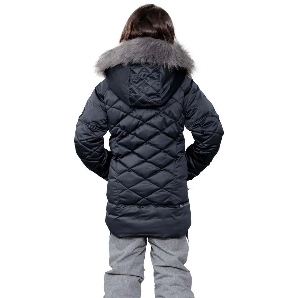 Teen Girls Meghan Jacket Obermeyer Teen Girls Meghan Jacket -Winter Kids Clothing Store fw23 obermeyer girlsmeghanjacket black 2