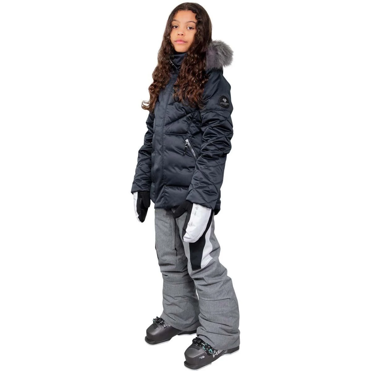 Teen Girls Meghan Jacket Obermeyer Teen Girls Meghan Jacket -Winter Kids Clothing Store fw23 obermeyer girlsmeghanjacket black 4