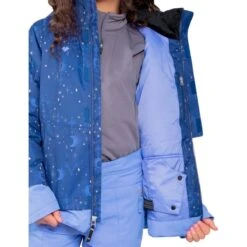 Obermeyer Teen Girls Taja Print Jacket -Winter Kids Clothing Store fw23 obermeyer girlstajaprintjacket mymoon stars 3