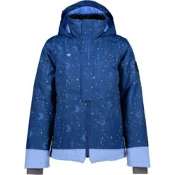 Obermeyer Teen Girls Taja Print Jacket -Winter Kids Clothing Store fw23 obermeyer girlstajaprintjacket mymoon stars 6