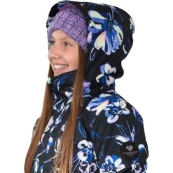 Obermeyer Teen Girls Taja Print Jacket -Winter Kids Clothing Store fw23 obermeyer girlstajaprintjacket nightlife 6