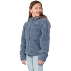 Obermeyer Teen Girls TG Amelia Sherpa Jacket -Winter Kids Clothing Store fw23 obermeyer girlstgameliasherpajacket slated