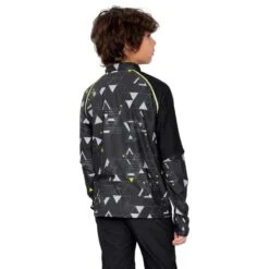 Obermeyer Teen Boys Transport 1/4 Zip -Winter Kids Clothing Store fw23 obermeyer teenboystransportquarterzip checksix 2