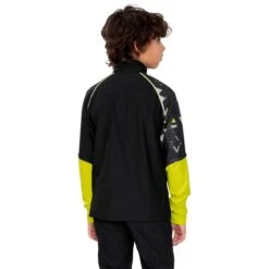 Obermeyer Teen Boys Transport 1/4 Zip -Winter Kids Clothing Store fw23 obermeyer teenboystransportquarterzip electrify 2