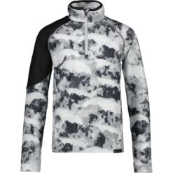 Obermeyer Teen Boys Transport 1/4 Zip -Winter Kids Clothing Store fw23 obermeyer teenboystransportquarterzip flyover 3