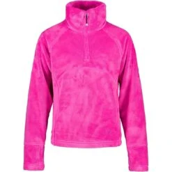 Obermeyer Teen Girls Furry Fleece Top -Winter Kids Clothing Store fw23 obermeyer teengirlsfurryfleecetop lovepotion 4