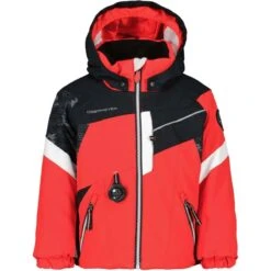 Obermeyer Toddler Boys Super G Jacket -Winter Kids Clothing Store fw23 obermeyer toddlerboyssupergjacket red 1
