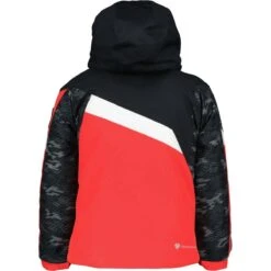 Obermeyer Toddler Boys Super G Jacket -Winter Kids Clothing Store fw23 obermeyer toddlerboyssupergjacket red 2