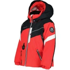 Obermeyer Toddler Boys Super G Jacket -Winter Kids Clothing Store fw23 obermeyer toddlerboyssupergjacket red 3