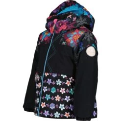 Obermeyer Toddler Girls Colette Jacket -Winter Kids Clothing Store fw23 obermeyer toddlergirlscolettejacket winterbouquet 3
