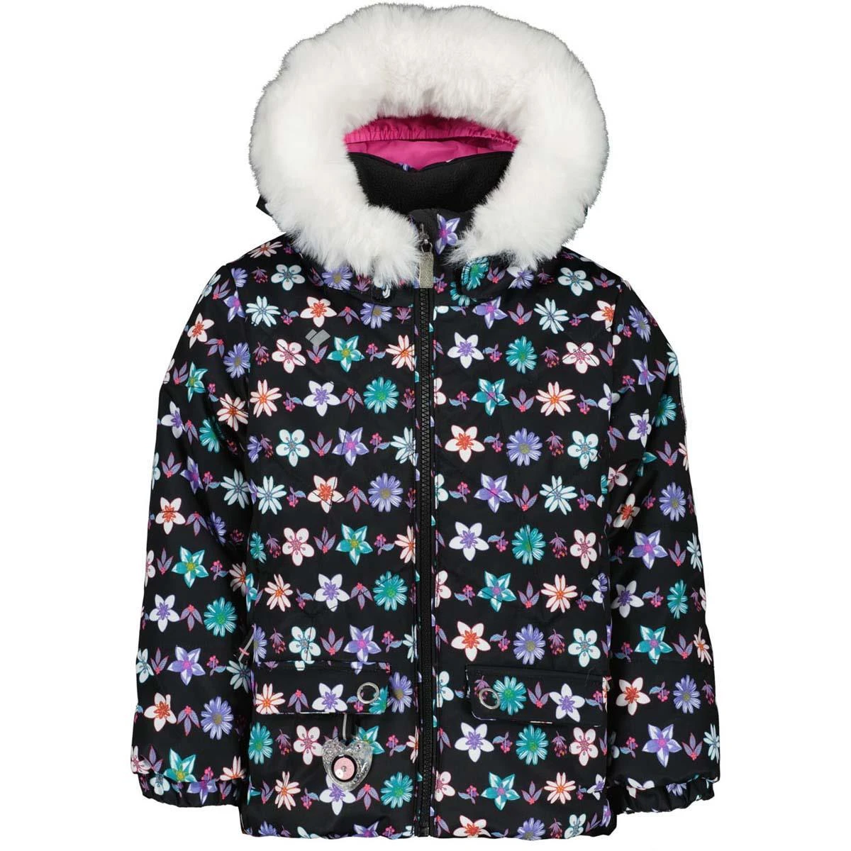 Toddler Girls Roselet Jacket Obermeyer Toddler Girls Roselet Jacket -Winter Kids Clothing Store fw23 obermeyer toddlergirlsroseletjacket iceflowers 1