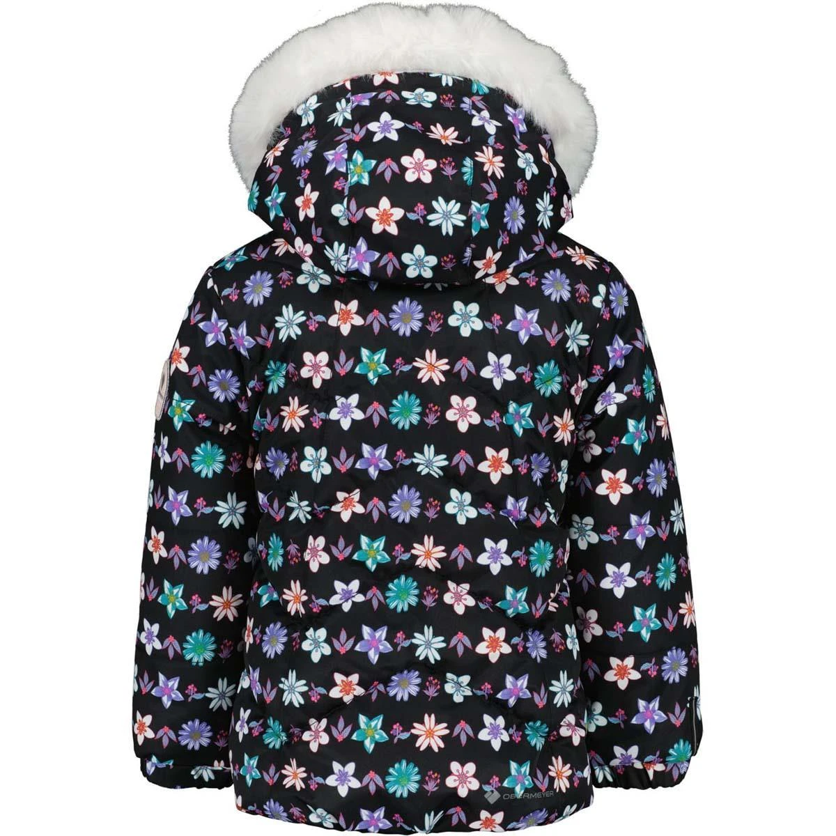 Toddler Girls Roselet Jacket Obermeyer Toddler Girls Roselet Jacket -Winter Kids Clothing Store fw23 obermeyer toddlergirlsroseletjacket iceflowers 2