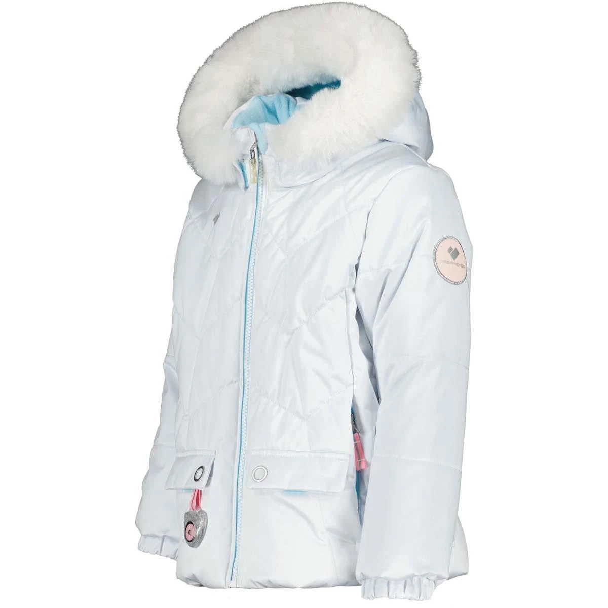 Toddler Girls Roselet Jacket Obermeyer Toddler Girls Roselet Jacket -Winter Kids Clothing Store fw23 obermeyer toddlergirlsroseletjacket white 3