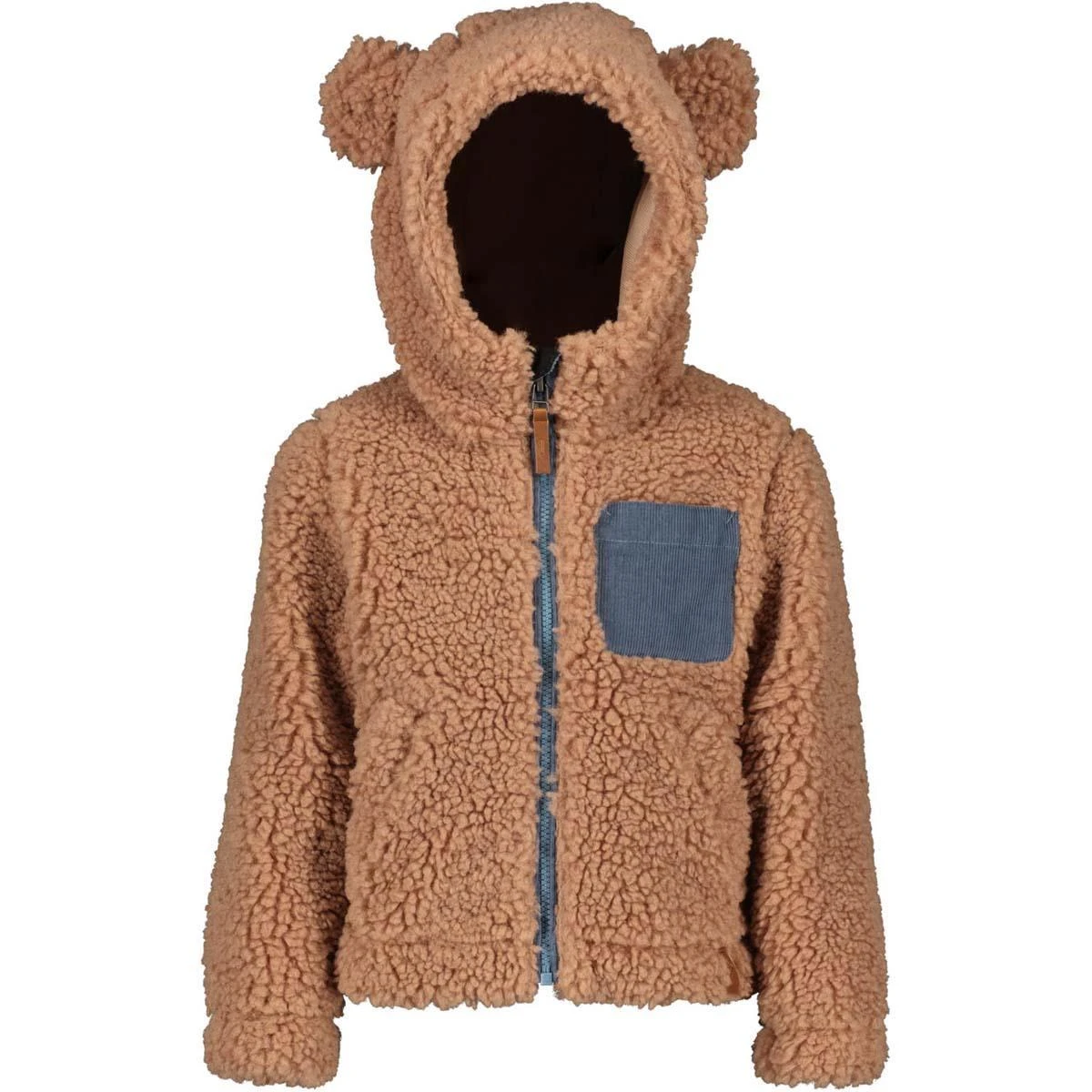 Youth Austin Sherpa Jacket Obermeyer Youth Austin Sherpa Jacket -Winter Kids Clothing Store fw23 obermeyer youthaustinsherpajacket saddle