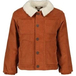 Obermeyer Youth Kit Corduroy Jacket -Winter Kids Clothing Store fw23 obermeyer youthkitcorduroyjacket terracotta