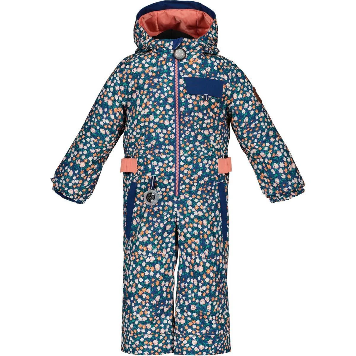 Toddler Quinn One-Piece Obermeyer Toddler Quinn One-Piece -Winter Kids Clothing Store fw23 obermeyer youthquinnonepiece forestfloral 1