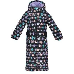 Obermeyer Toddler Quinn One-Piece 12 Obermeyer Toddler Quinn One-Piece -Winter Kids Clothing Store fw23 obermeyer youthquinnonepiece iceflowers 1