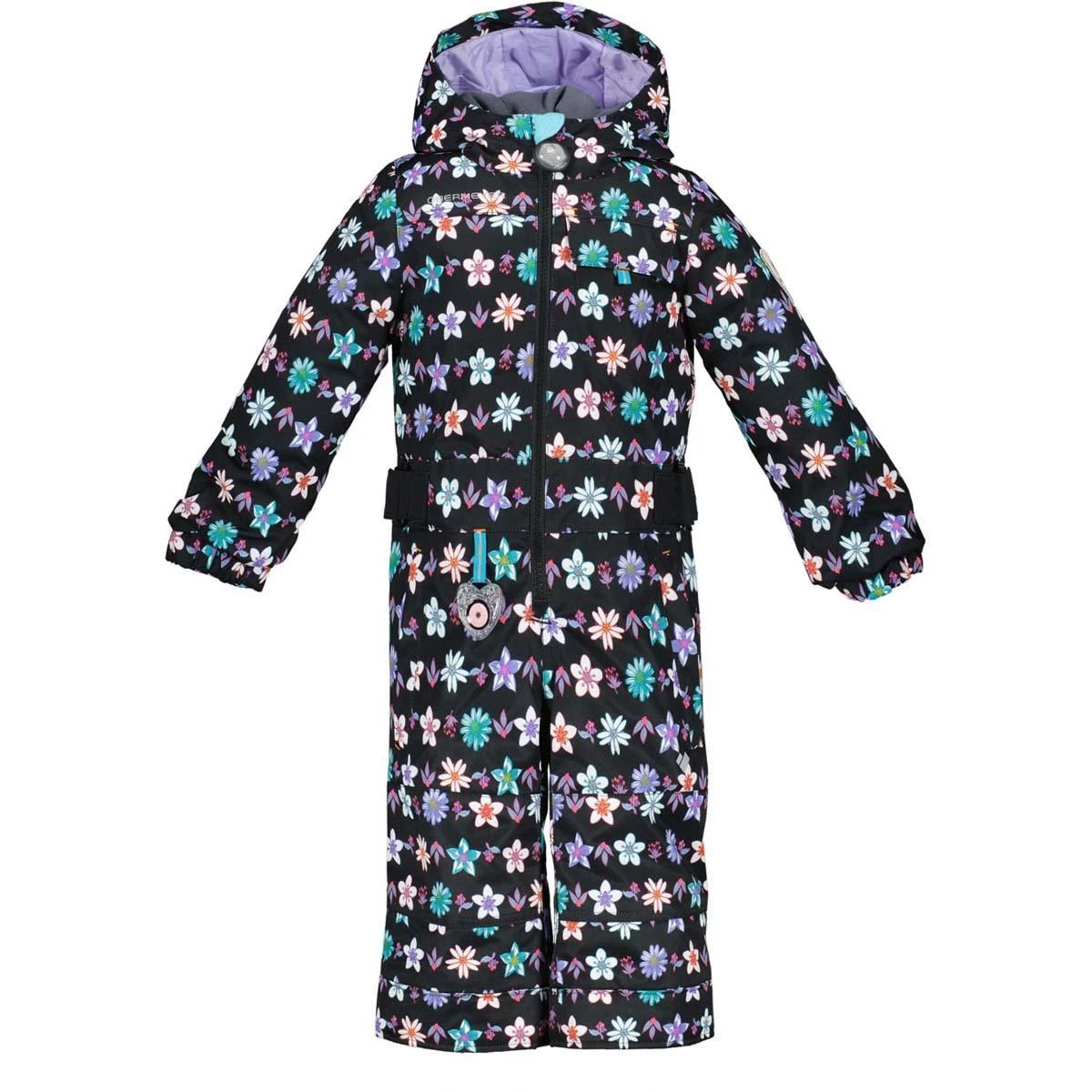 Toddler Quinn One-Piece Obermeyer Toddler Quinn One-Piece -Winter Kids Clothing Store fw23 obermeyer youthquinnonepiece iceflowers 1