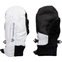 Obermeyer Toddler Thumbs Up Mitten -Winter Kids Clothing Store fw23 obermeyer youththumbsupmitten white