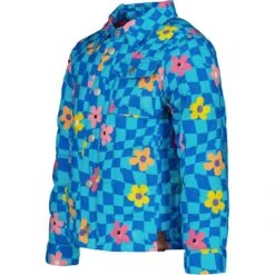 Obermeyer Youth Wilder Puffy Shirt -Winter Kids Clothing Store fw23 obermeyer youthwilderpuffyshirt rawindigo 3