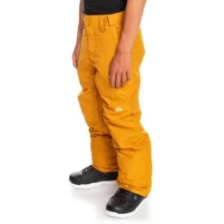 Quiksilver Estate Youth Pant -Winter Kids Clothing Store fw23 quiksilver boysestatepant buckthornbrown 3