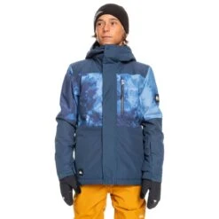 Quiksilver Boys Mission Printed Block Jacket