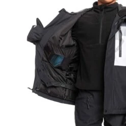 Quiksilver Boys Mission Printed Block Jacket -Winter Kids Clothing Store fw23 quiksilver boysmissionprintedblockjacket snowwhitecamopower 5