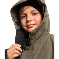Quiksilver Boys Ridge Jacket -Winter Kids Clothing Store fw23 quiksilver boysridgejacket grapeleaf 3