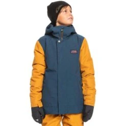 Quiksilver Boys Ridge Jacket -Winter Kids Clothing Store fw23 quiksilver boysridgejacket insigniablue 1