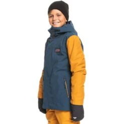 Quiksilver Boys Ridge Jacket -Winter Kids Clothing Store fw23 quiksilver boysridgejacket insigniablue 2