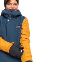 Quiksilver Boys Ridge Jacket -Winter Kids Clothing Store fw23 quiksilver boysridgejacket insigniablue 3