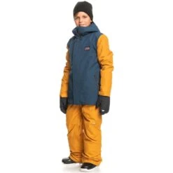 Quiksilver Boys Ridge Jacket -Winter Kids Clothing Store fw23 quiksilver boysridgejacket insigniablue 5