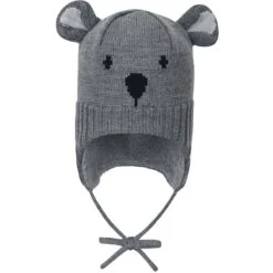 Reima Toddler Nassu Beanie -Winter Kids Clothing Store fw23 reima kidsnassubeanie melangegrey 1