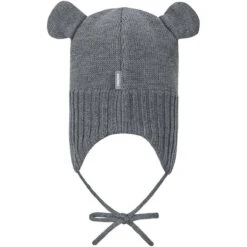 Reima Toddler Nassu Beanie -Winter Kids Clothing Store fw23 reima kidsnassubeanie melangegrey 2