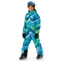 Toddler Reach Reimatec Ski Suit -Winter Kids Clothing Store fw23 reima kidsreachreimatecskisuit trueblue model1