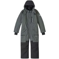Youth Utsjoki Reimatec Ski Suit -Winter Kids Clothing Store fw23 reima kidsutsjokireimatecskisuit thymegreen 3