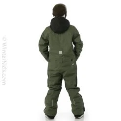 Youth Utsjoki Reimatec Ski Suit -Winter Kids Clothing Store fw23 reima kidsutsjokireimatecskisuit thymegreen mode3