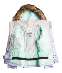 Roxy Girls American Pie SE Girl Jacket -Winter Kids Clothing Store fw23 roxy girlsamericanpiesejacket fairaquaseousrg 2