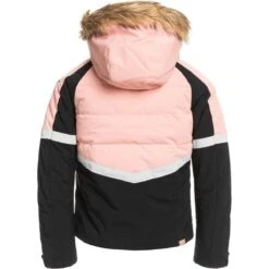 Roxy Girls Bamba Girl Jacket -Winter Kids Clothing Store fw23 roxy girlsbambajacket mellowrose 3