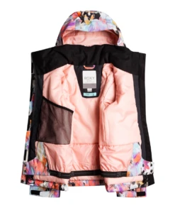 Roxy Girls Jetty Girl Jacket -Winter Kids Clothing Store fw23 roxy girlsjettyjacket trueblacktenderness 2