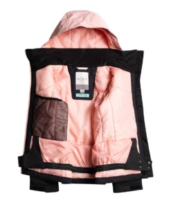 Roxy Girls Whist Girl Jacket -Winter Kids Clothing Store fw23 roxy girlswhistjacket trueblacktenderness 2
