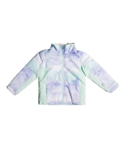 Roxy Girls Snowy Tale Jacket -Winter Kids Clothing Store fw23 roxy toddlergirlssnowytalejacket fairaquaseousrg 2