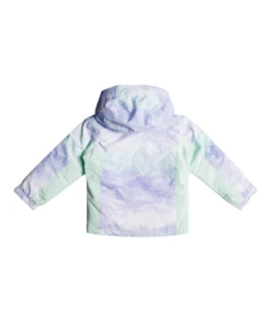 Roxy Girls Snowy Tale Jacket -Winter Kids Clothing Store fw23 roxy toddlergirlssnowytalejacket fairaquaseousrg 3