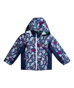 Roxy Girls Snowy Tale Jacket -Winter Kids Clothing Store fw23 roxy toddlergirlssnowytalejacket medievalblueneo