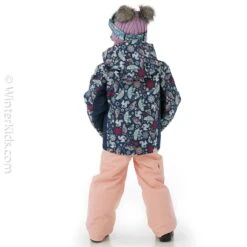 Roxy Girls Snowy Tale Jacket -Winter Kids Clothing Store fw23 roxy toddlergirlssnowytalejacket medievalblueneo model3